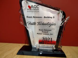 Faith Technologies Recognized with 2021 AGC BUILD Wisconsin Award