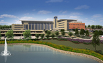 Artist rendition of Fort Riley Replacement Hospital courtesy of Leo A. Daly Architects